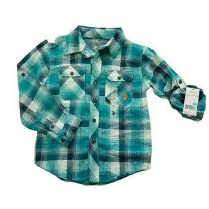 NWT US Polo Assn Cotton Flannel Shirt 5/6